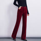 Woman Corduroy Bell Bottom Flare Pants Vintage 70S Slim Fit Bootcut Trousers