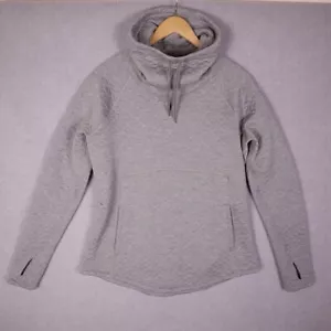 Marmot Size Large Mid-Weight Annie Quilted Grey LS Pullover Kangaroo Pockets - Bild 1 von 10