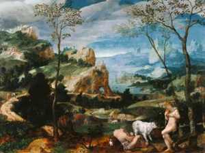 Landscape with Mercury and Argus | Flemish Art | 1570 Renaissance Print - Picture 1 of 9