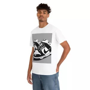 Panda dunk low sneakerhead Unisex Heavy Cotton Tee - Picture 1 of 109
