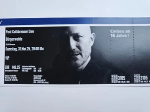 VIP Ticket(s) * Paul Kalkbrenner * 31.05.2025 in Bremen - Bild 1 von 2