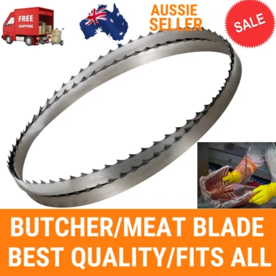 BUTCHER MEAT BANDSAW BAND SAW PRO BLADE 2085mmX16mmX4 TPI STAINLESS NO RUST - image 1 of 4