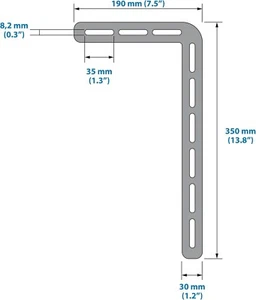 Meliconi Soundbar 1000, TV-Soundbar-Halterung, Mit TV-Wandhalterung Kombinierbar - Bild 1 von 8