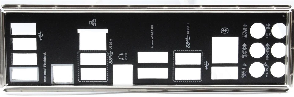 ASUS P9X79 PRO - Blende - Slotblech - IO Shield   #126529 - Bild 1 von 1