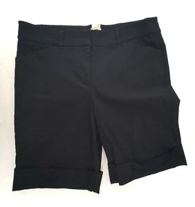 Anne Klein Sport Women's Black Golf Shorts Size 10 Stretch - Picture 1 of 6