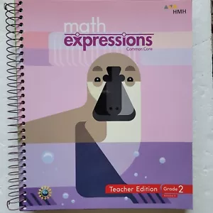 Math Expressions Teacher Edition Grade 2 Volume 1 - Spiral-bound -Very Good - Picture 1 of 2