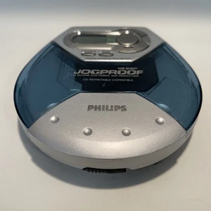 Philips Jogproof Portable CD Player 45 ESP Blue Model AX5111/17 Tested Working - Picture 1 of 15