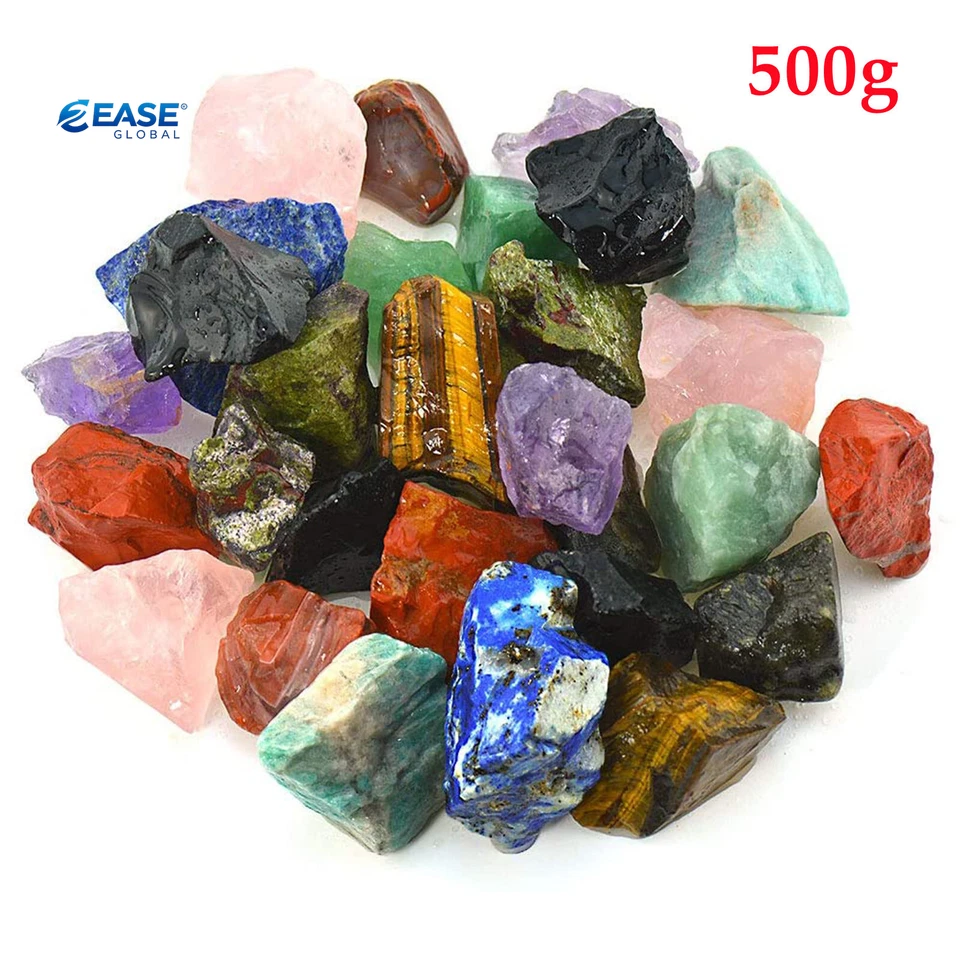 UP 10KG Mixed Rough Raw Crystal Gemstone Chunk Natural Raw Minerals Stones Bulk - image 1 of 4