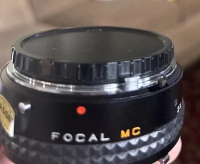 Teleconvertidor personalizado Focal MC 2X modelo 20-06-76 lente para Minolta MD con estuche Foto 1 de 4