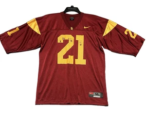 Vintage Nike NCAA Football Trikot Gr. Medium USC Trojaner #21 Cardinal Rot Gold - Bild 1 von 14