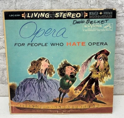 Opera For People That Hate Opera Lp RCA Victor Records 1960 - Image 1 of 4