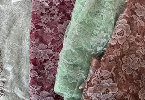 Solstiss French Designer Lace Job Lot – 13.05m Bridal Fabric – RRP £700+ - Picture 1 of 12