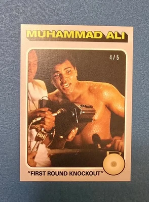 MUHAMMAD ALI 2021 Topps The People's Champ Silver #58 First Round Knockout 4/5 - Image 1 of 4
