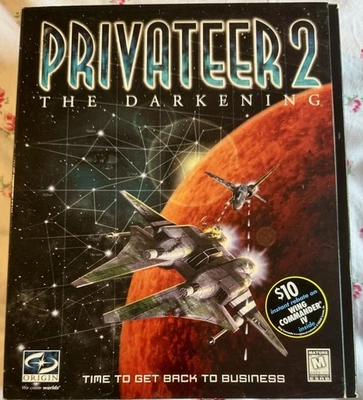 Privateer 2 The Darkening (PC, 1996) CD-Rom Big Box Complete CIB - Image 1 of 4