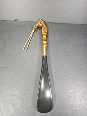 Cuerno de zapato en forma de caballo ecuestre estilo Hermes de colección, Japón Foto 1 de 4