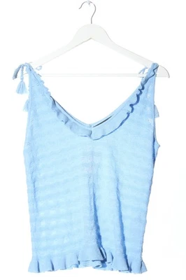 VERO MODA Top de punto Mujeres Top Talla EU 40 azul celeste look casual - Imagen 1 de 4