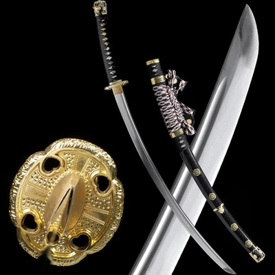 Espada Tachi Real Katana Samurai Japonesa Afilada Lista para Batalla Full Tang T10 Acero Foto 1 de 4
