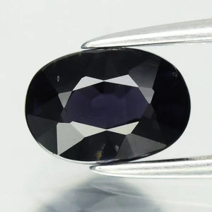 💎 1.22ct 7.2x5mm Oval Natural Deep Purple Spinel - Tanzania Gemstone - Picture 1 of 4
