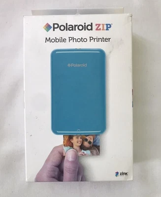 Polaroid Zip POLMP01BL Zink Mobile Photo Printer - Blue - New in Sealed Box - Image 1 of 4