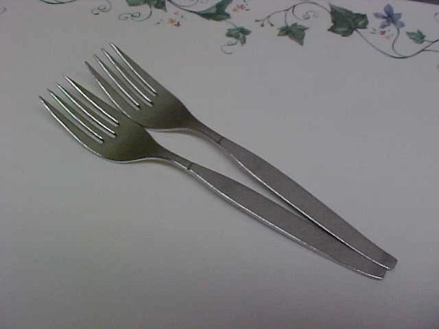 Community Stainless FROSTFIRE Two Salad Forks - Image 1 of 1