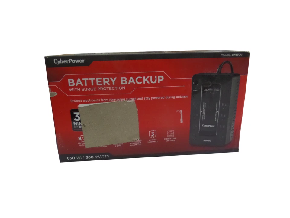 CyberPower SX650U GreenPower UPS Battery - Free Shipping - Image 1 of 4