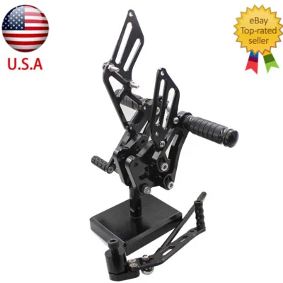 Pedales de cambio GP negros para Suzuki GSXR600 GSXR750 2006-2010 CNC Foto 1 de 4