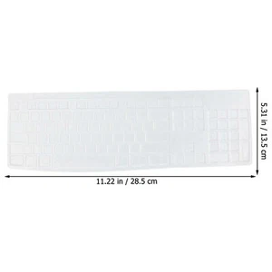 1pc Custodia per tastiera universale silicone per computer Cover per pellicola - Afbeelding 1 van 6