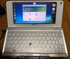 SONY VAIO type P VGN-P70H White Intel Atom Z520 1.33GHz RAM 2GB HDD 60GB USED - Picture 1 of 4