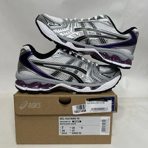 ASICS Gel Kayano 14 WMNS “Silver White Dark Grape” 1202A056-111 Women’s 7 New - Picture 1 of 5
