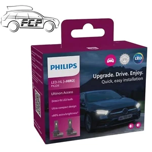 Philips Ultinon Access LED Faros Coche Bombillas HIR2 (Paquete Doble) 11012U2500CX - Imagen 1 de 3