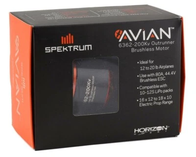 Spektrum Avian 6362-200Kv : Same as Rimfire 1.70 Brushless Electric RC Motor - Image 1 of 4