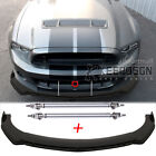 For Ford Mustang GT Coupe Front Bumper Lip Body Chin Splitter Spoiler Strut Rods Ford Contour