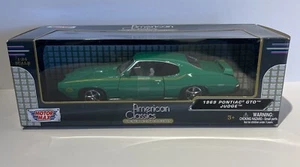 Motormax American Classic 1969 Pontiac GTO Judge 1:24 Diecast Green - Picture 1 of 3