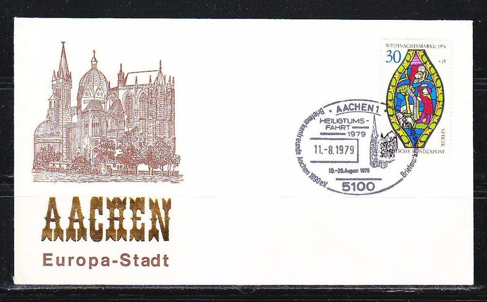 Germany 1979 SST cover Aachen Philatelist's Meeting Sonderstempel - Image 1 of 1