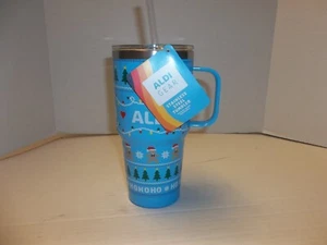 Bicchiere da viaggio Aldi Gear Natale in acciaio inox 28 oz edizione 2024 NUOVO - Foto 1 di 3