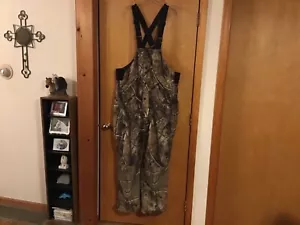 Field & Stream Mens L Realtree Insulated Bib Overalls Hydroproof Ultra #CB9b-10 - Picture 1 of 10
