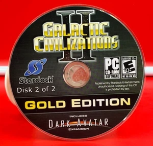 CD Galactic Civilizations 2 Gold Edition Star Dock 2009 incluye expansión - Imagen 1 de 1