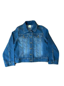 Girls Crazy 8 Blue Denim Jacket Size XS or Youth 4 4Y ~ Cute! - Picture 1 of 3