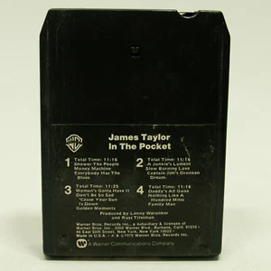 James Taylor 8-Track Tape In The Pocket 1976 Warner Bros - Bild 1 von 3