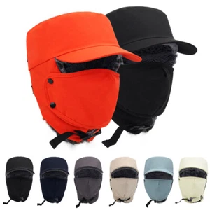 Winter Warm Cap Windproof Waterproof Snow Ski Hats for Men Women with Ear Flaps - Picture 1 of 28