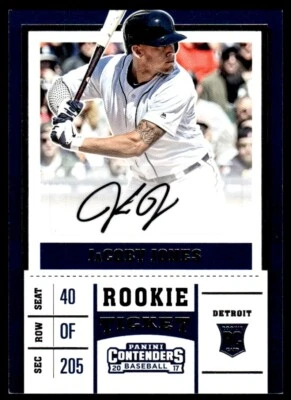 2017 Panini Chronicles Absolute Rookies Blue Jacoby Jones Detroit Tigers #18 R19 - Image 1 of 2