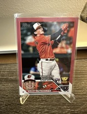 2023 Topps Adley Rutschman Mother’s Day Hot Pink RC /50 Orioles 