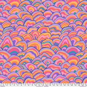 NEW! KAFFE FASSETT BRANDON MABLY WOBBLE BM92 PASTEL ABSTRACT FABRIC HALF YARD - Picture 1 of 1