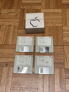 Apple MACINTOSH 1984 disquetes de 3,5" (4) - Hecho en Japón - Recorrido guía de disco del sistema - Imagen 1 de 14