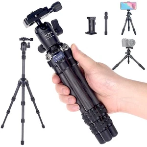 15.75in/0.99lb Mini Carbon Fiber Tripod, Compact Pocket Travel Tabletop Tripo... - Picture 1 of 6
