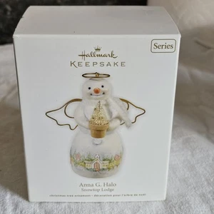 2011 Hallmark Keepsake ANNA G. HALO Snowtop Lodge Ornament Series #7 Snow Angel - Picture 1 of 5