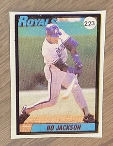 BO JACKSON Topps VENEZUELAN Sticker Grandes Ligas NEVER in Album - Picture 1 of 4
