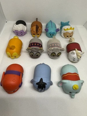 Lot of 11 Disney Tsum Tsum Big Figures Vinyl Stackable Toys Assorted Characters - Image 1 of 4