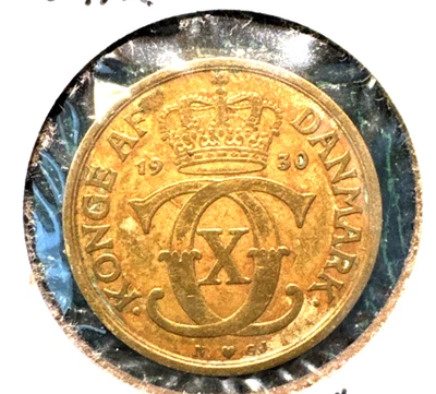 Denmark 1930 Krone KM 824.2 XF - Image 1 of 2