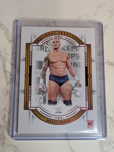 2024 Panini National Treasures WWE Red /75 Myles Borne #9 Rookie RC - Bild 1 von 3